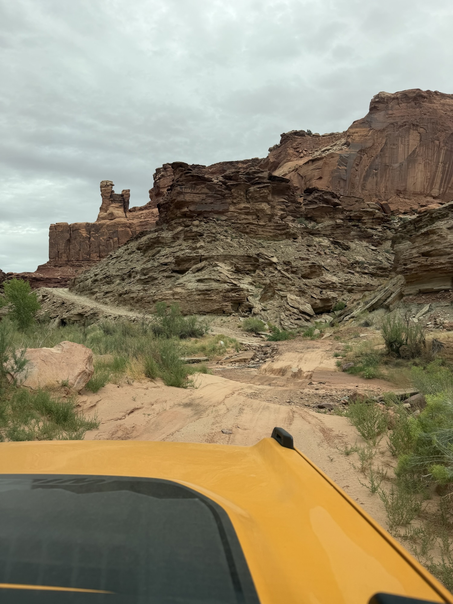 Climbing back out of Spring Canyon, Moab, UT