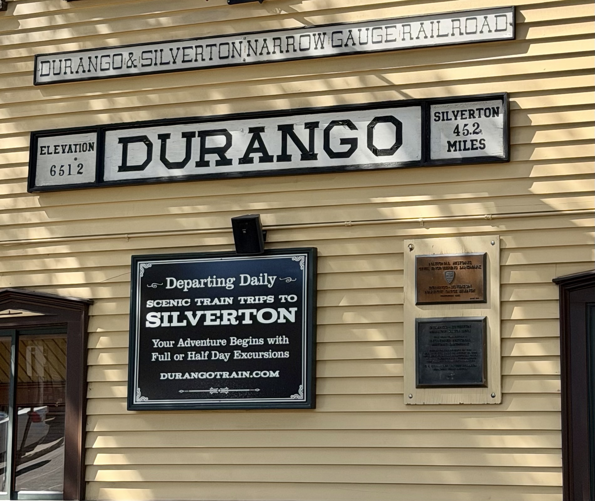 Durango Depot sign