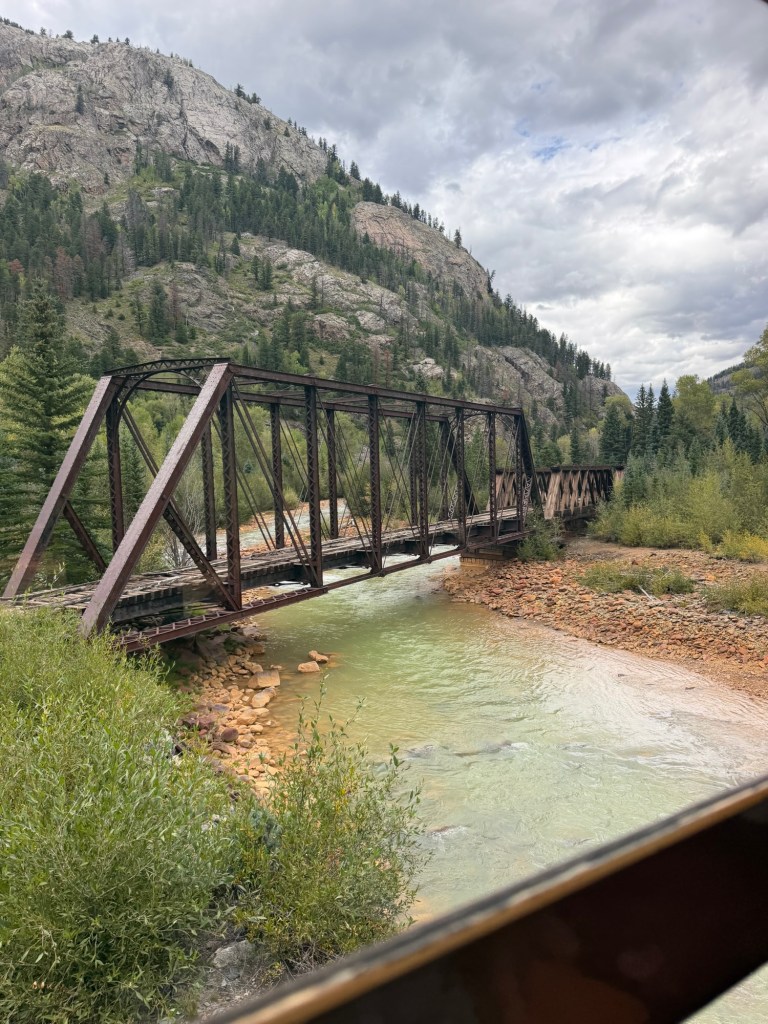 Old Bridge along Durango & Silverton RR