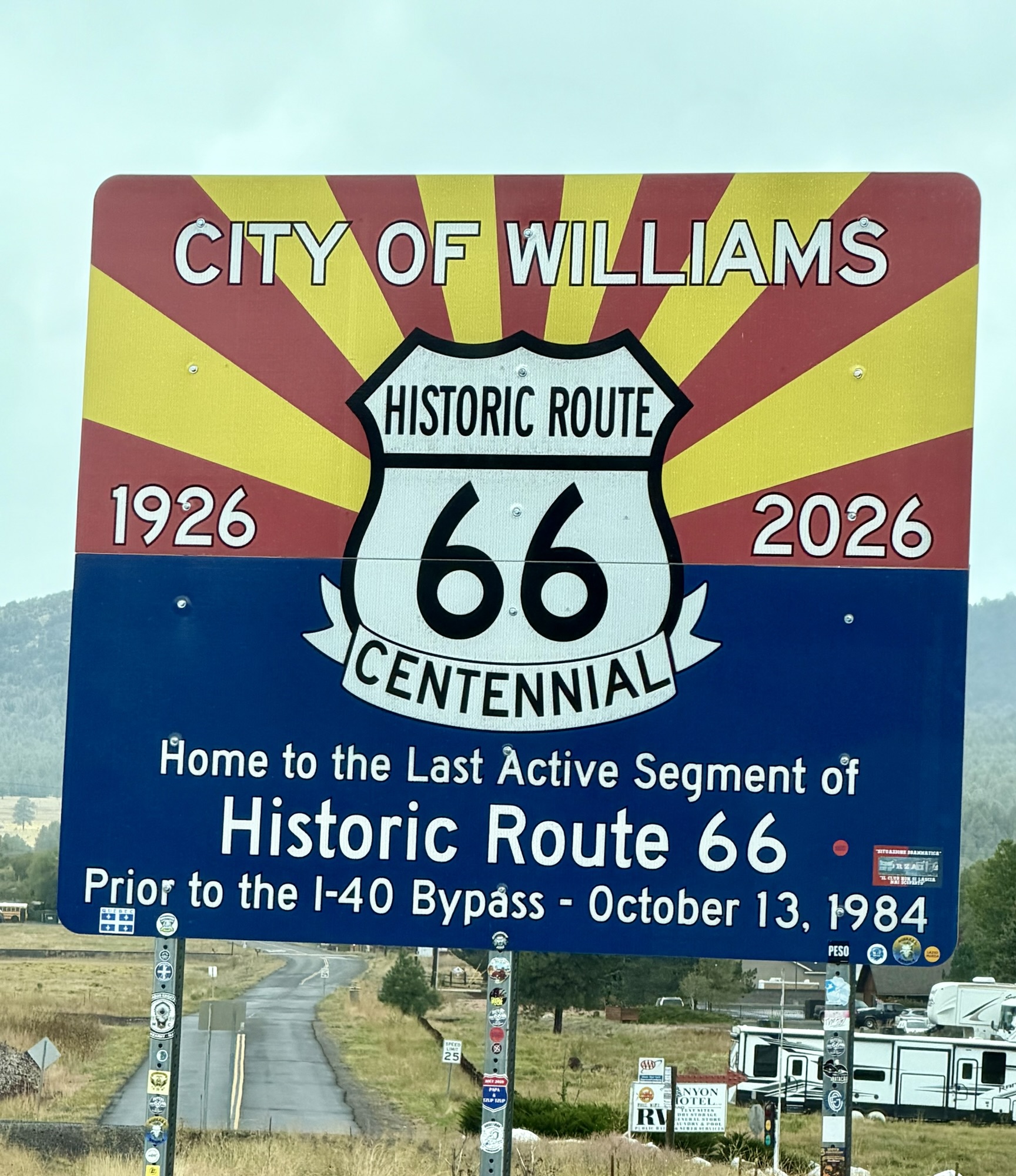 Williams, AZ Route 66&nbsp;sign