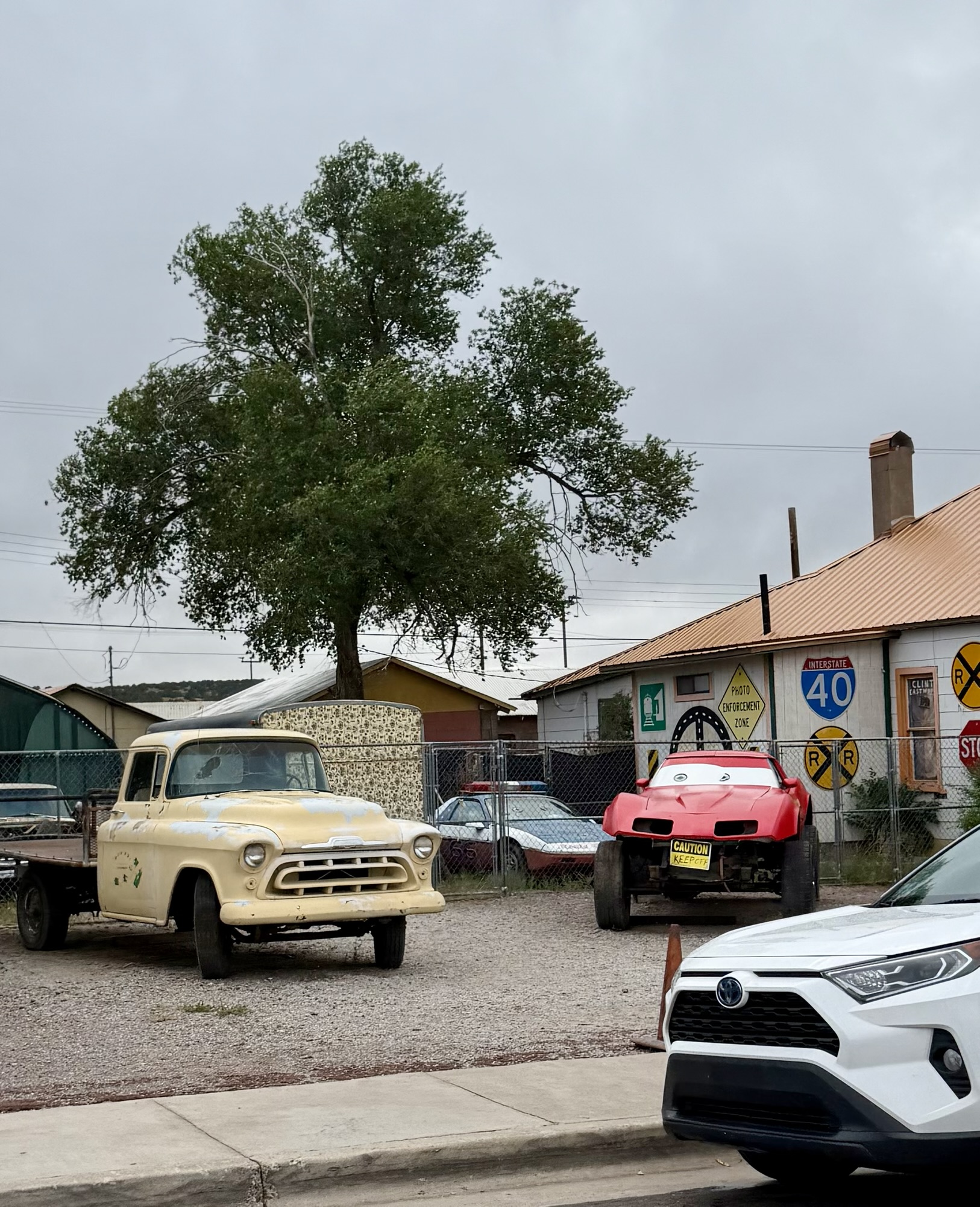 Replica cars from “Cars”, Seligman,&nbsp;AZ
