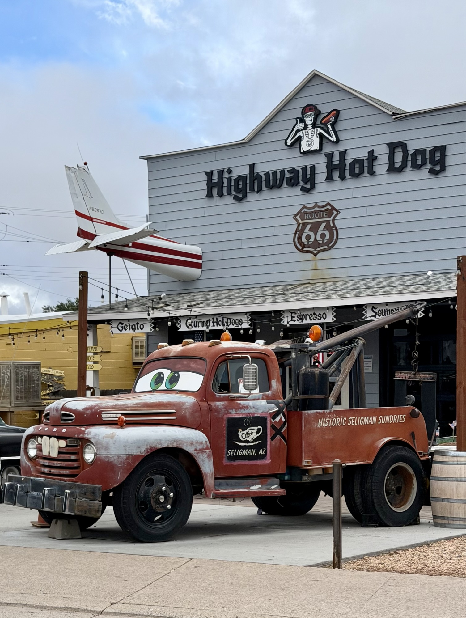Mater from “Cars” – Seligman,&nbsp;AZ