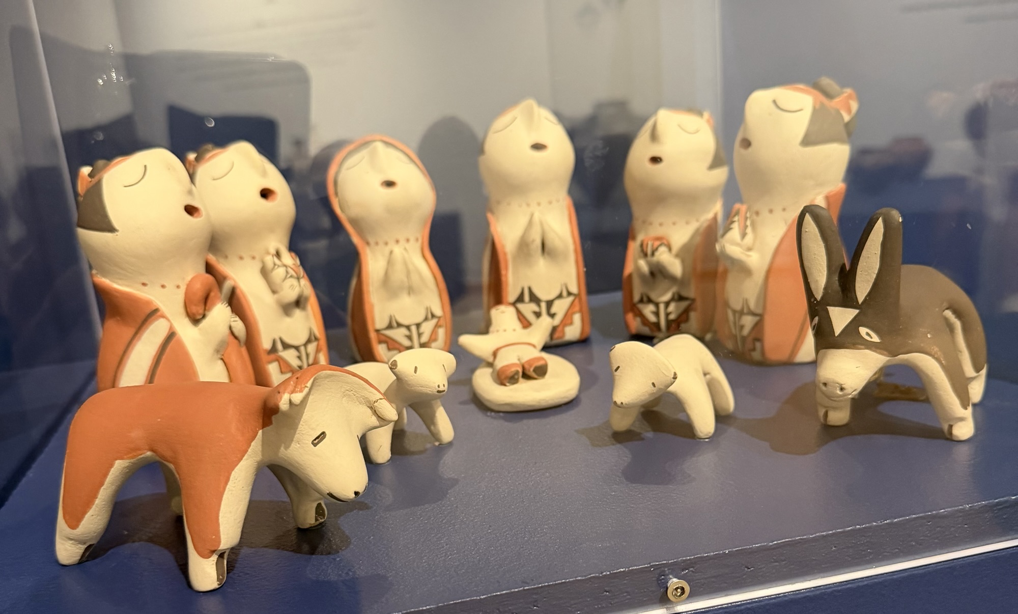 Nativity Scene by artist Mary Elizabeth Toya, 1982